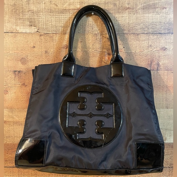 Tory Burch Ella Patent Tote Bag - Picture 3 of 12